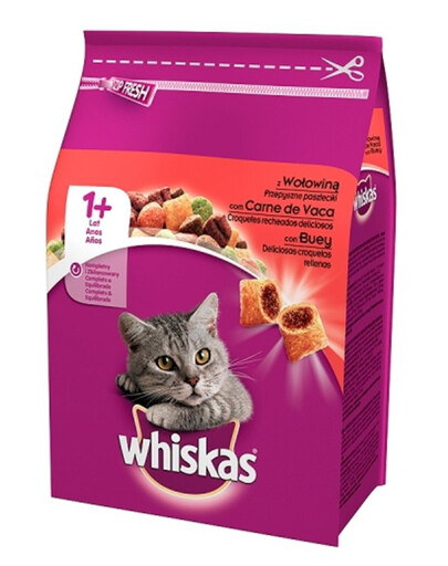 WHISKAS Adult bœuf et carottes 0.3 kg