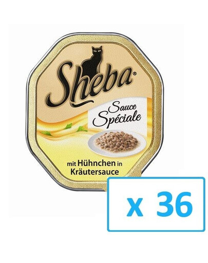 SHEBA Beignets de poulet à la sauce aux herbes 85g x36