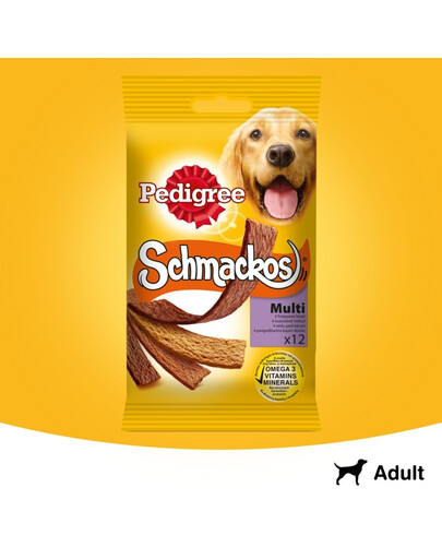 PEDIGREE Schmackos z wołowiną multi 104g