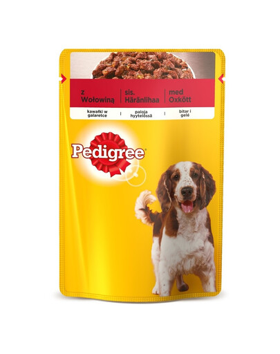 PEDIGREE au bœuf, morceaux en gelée 100g