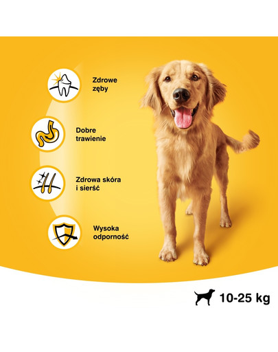 PEDIGREE Vital Protection Croquettes à la volaille et aux légumes chien adulte 15 kg
