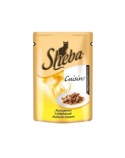 SHEBA Sélection en sauce avec sachet de poulet 85g