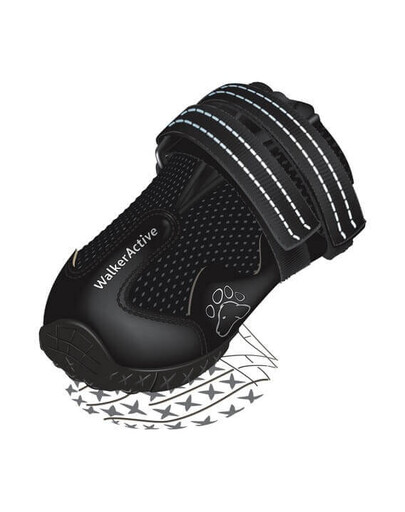 TRIXIE Bottes de protection Walker Active, M-L, 2 pcs.