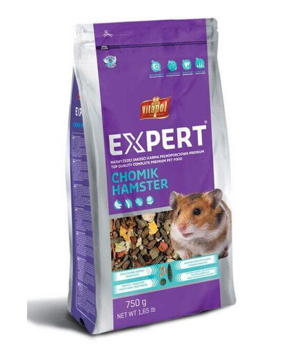 VITAPOL Expert Nourriture complète pour hamsters 750g