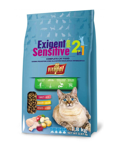 VITAPOL Aliments pour chats difficiles 1,8 kg