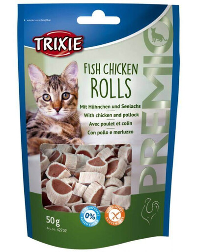 TRIXIE Friandises de poulet et colin 50g