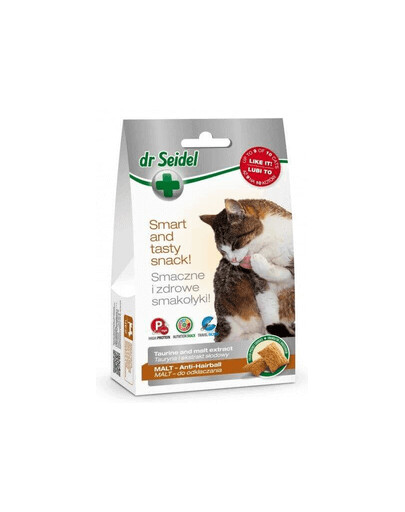 DR SEIDEL Friandises Pour Chats Malt Pour L'Expulsion Des Boules De Poils 50 g