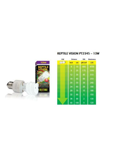 EXOTERRA Ampoule Reptive Vision 13W