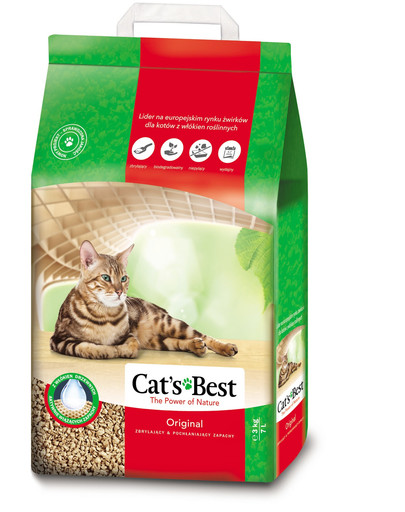 JRS Cat'S best eco plus - 7L (3 kg) - litière pour chats agglomérante - 100 % biodégradable