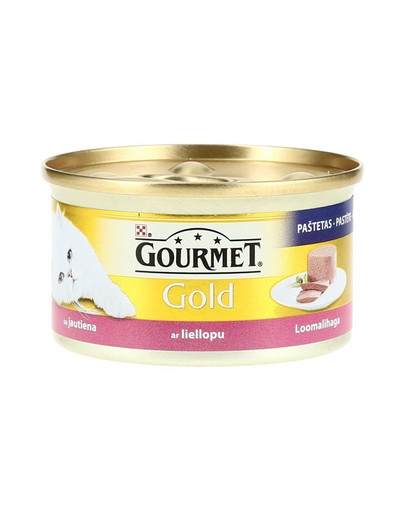 GOURMET Gold Mousse Viande de bœuf 85 g