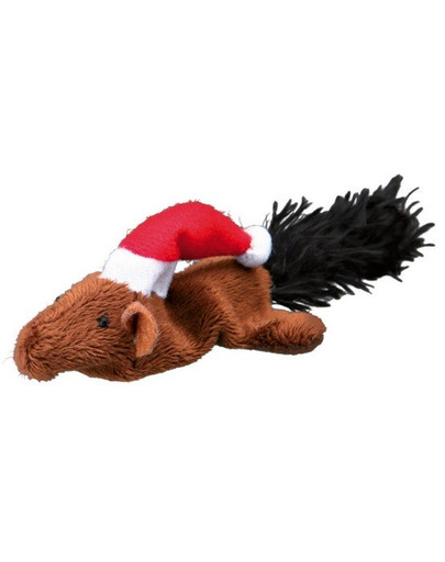 TRIXIE Ensemble de jouets de Noël - souris et écureuil 14–17 cm 8 pièces