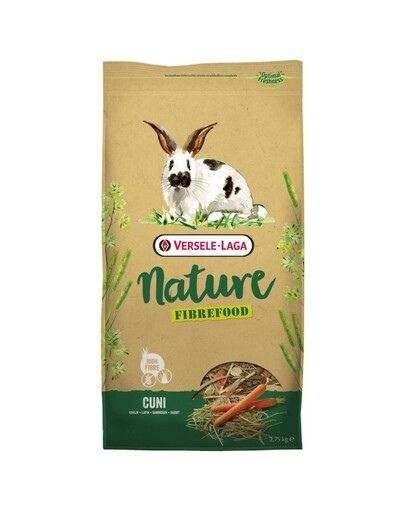 VERSELE-LAGA Cuni Nature Fibrefood - light & sensitive pour lapins nains 8 kg