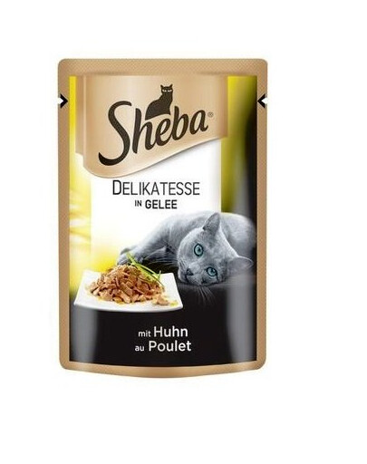 SHEBA Charcuterie en gelée poulet en gelée 85 g