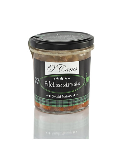 O'CANIS DE LUX - Filet d'autruche en bocal - 300 g