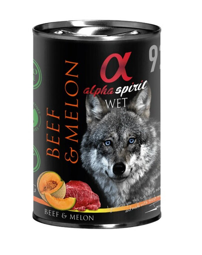 ALPHA SPIRIT Beef with melon - viande de bœuf avec melon - 400 g