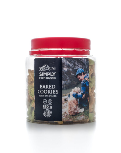 SIMPLY FROM NATURE Biscuits au curcuma 250 g