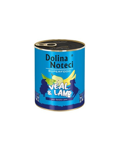 DOLINA NOTECI Premium SuperFood - veau et agneau pour chiens adultes - 400 g