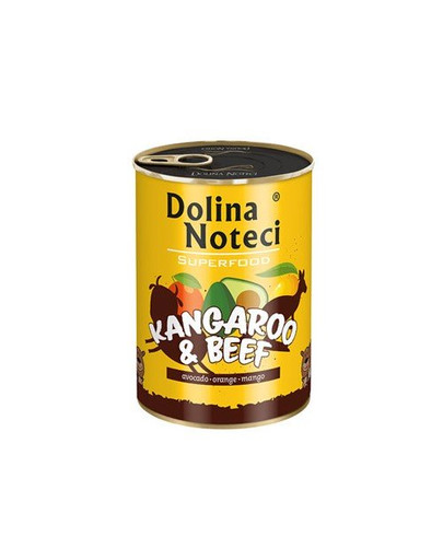 DOLINA NOTECI Premium SuperFood - kangourou et bœuf pour chiens adultes - 400 g