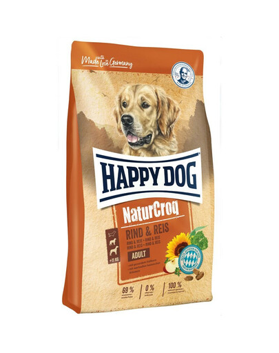 HAPPY DOG NaturCroq Boeuf et riz 4 kg