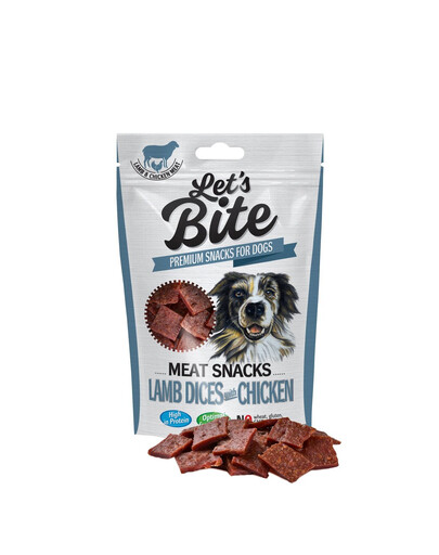 BRIT Let's Bite meat snacks lamb dices & chicken 80 g