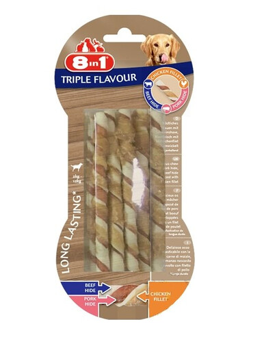 8IN1 Triple Flavour twsticks 10 pièces