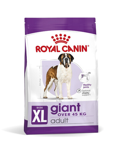 ROYAL CANIN Giant adult croquettes pour chiens adultes, à partir de 18/24 mois, races géantes 15 kg + 3 kg
