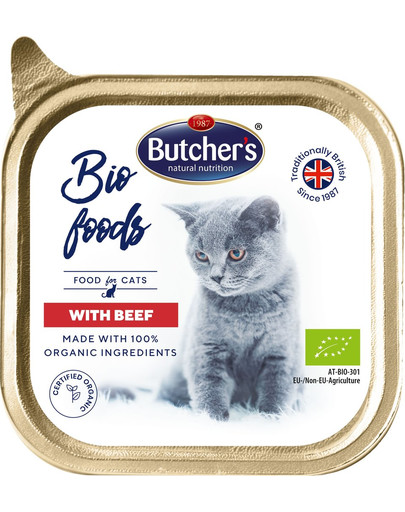 BUTCHER'S BIO foods Plateau de bœuf 85 g
