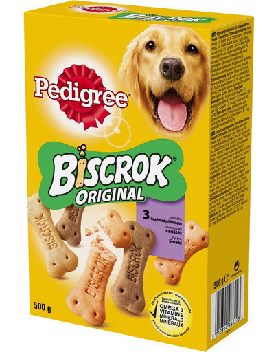 PEDIGREE Biscuits Biscrok™ Original pour chien 0.5 kg x12