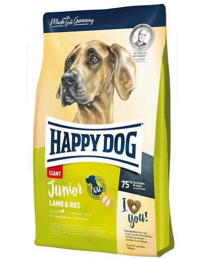 HAPPY DOG Junior Giant Agneau & Riz 15 kg