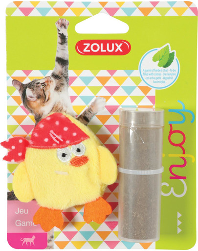 ZOLUX Jouet pour chat Pirate avec herbe à chat jaune