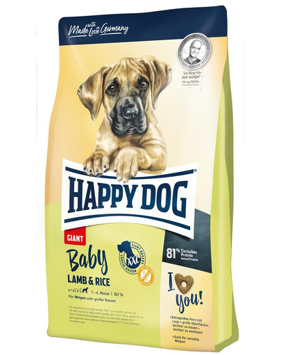 HAPPY DOG Baby Giant Agneu & Riz 15 kg