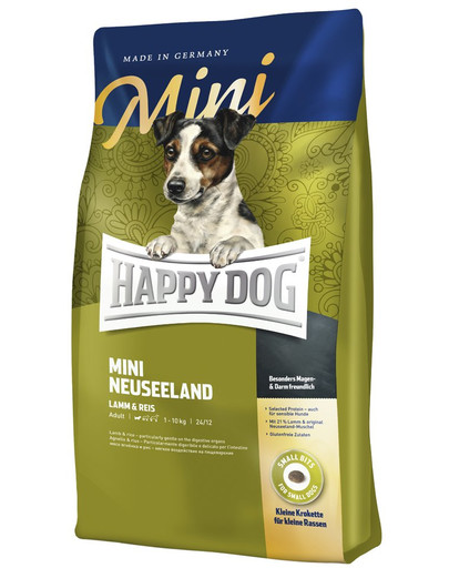 HAPPY DOG Mini Nouvelle-Zélande 8 kg d'aliments secs pour chiens de petites races