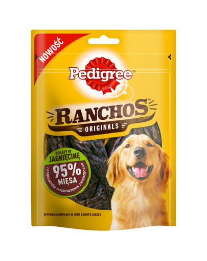 PEDIGREE Ranchos 95% Agneau 7*70 g