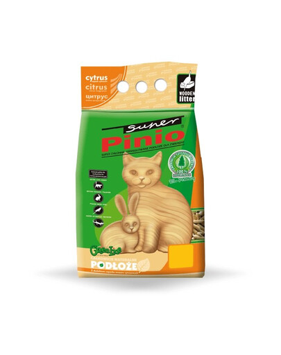 BENEK Super Pinio Citron Litière 5 l