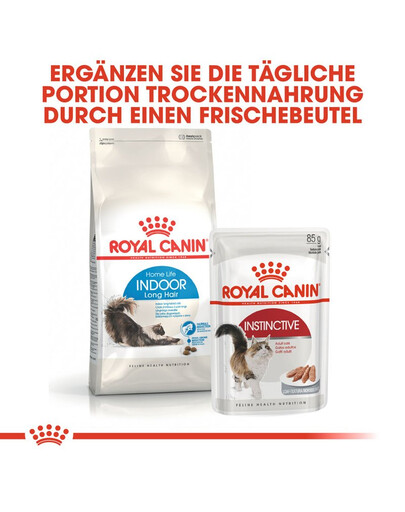 ROYAL CANIN Indoor long hair 35 4 kg nourriture sèche pour chats adultes à poils longs, exclusivement à l'intérieur