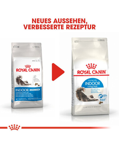 ROYAL CANIN Indoor long hair 35 4 kg nourriture sèche pour chats adultes à poils longs, exclusivement à l'intérieur