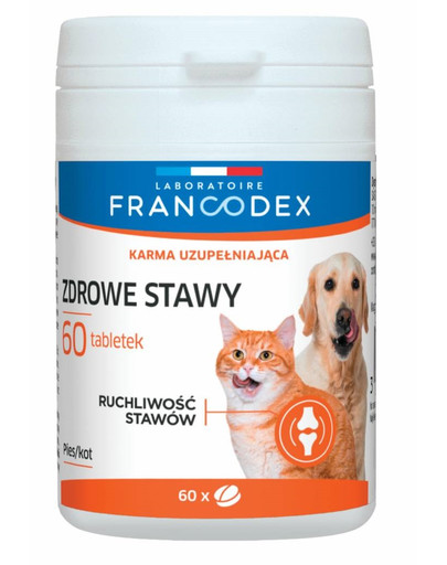 FRANCODEX Articulations saines, pour chiens et chats 60 comprimés