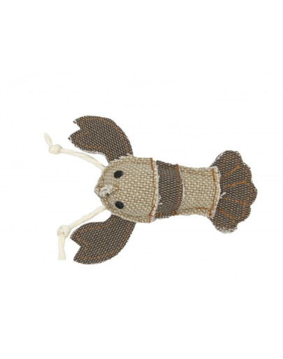 BARRY KING Barry King homard en tissu solide crème/marron 12 x 11 cm