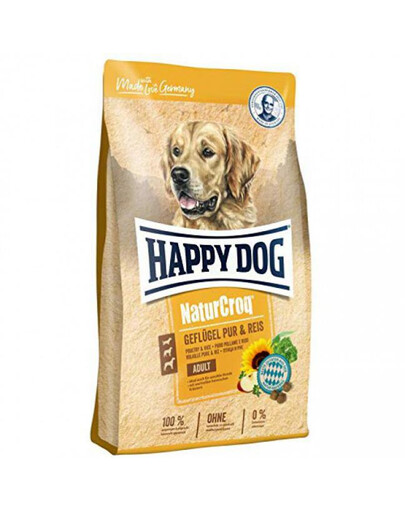 HAPPY DOG NaturCroq Poulet et Riz 4 kg