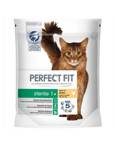 PERFECT FIT (Stérile 1an+) 4,5kg de croquettes pour chats riches en viande de bœuf pour chats stérilisés