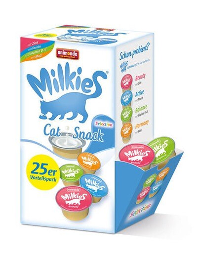 ANIMONDA Milkies Selection lait pour chat 20x15g