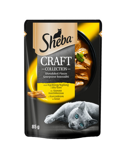 SHEBA Sheba Craft Collection Selection of poultry dishes Gravy nourriture pour chats 12x85g