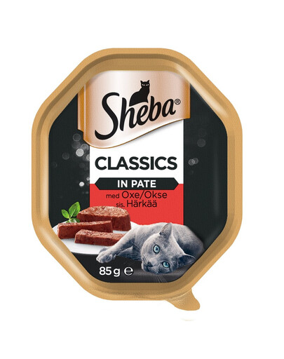 SHEBA Classics 85g Pâté au bœuf