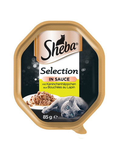 SHEBA Selection in sauce 85g avec le lapin