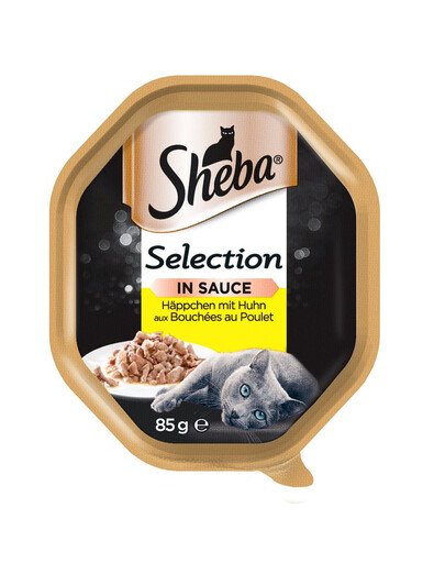 SHEBA Selection in sauce 85g avec poulet
