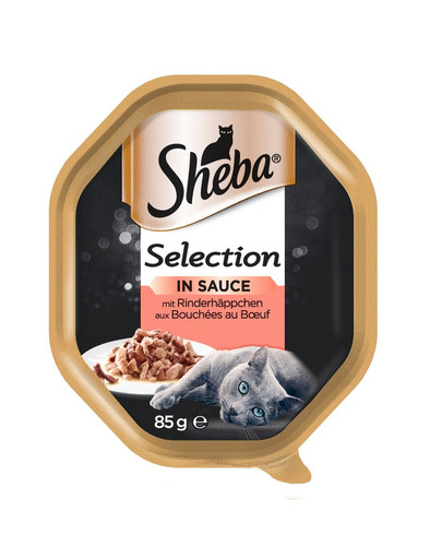 SHEBA Selection in sauce 85g avec du bœuf