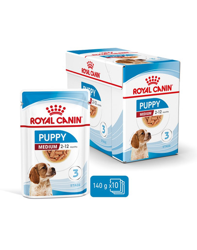 ROYAL CANIN Medium puppy 10x140 g