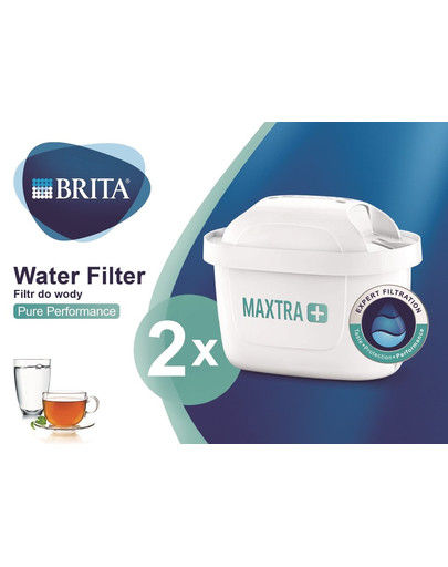 BRITA - Cartouche filtrante de remplacement Maxtra+ Pure Performance 2 pièces