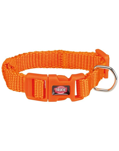 TRIXIE Premium Collier, XXS–XS: 15–25 cm/10 mm, papaye
