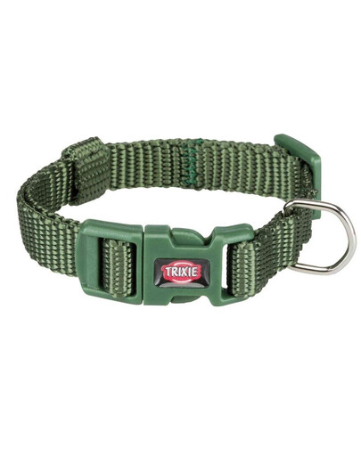 TRIXIE Premium Collier, XXS–XS: 15–25 cm/10 mm, vert forêt